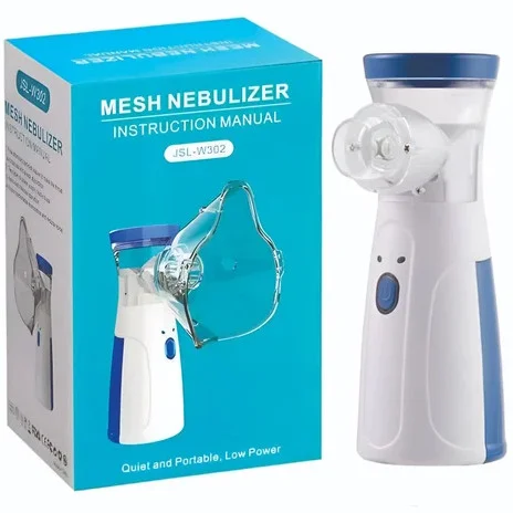 JSL-W302 Portable Mesh Nebulizer Machine — Rechargeable Respiratory Therapy Device - Image 2
